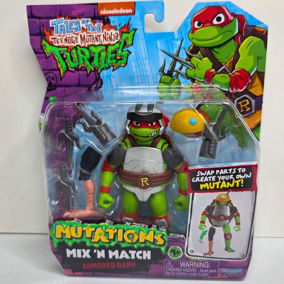 TMNT Mutations Mix 'n Match ARMORED RAPHAEL Teenage Mutant Ninja Turtles Figure - Picture 2 of 4